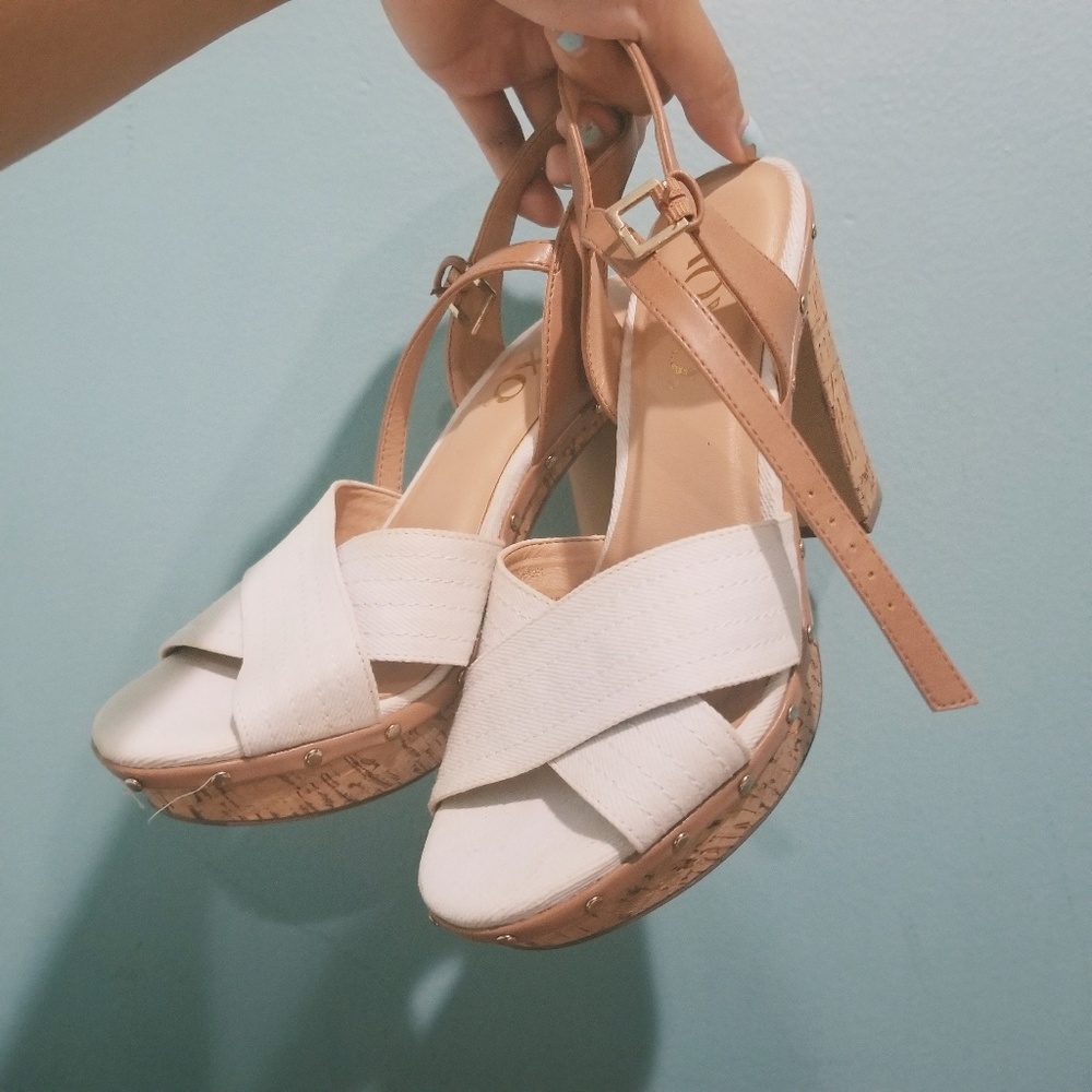 Casual White Summer Heels